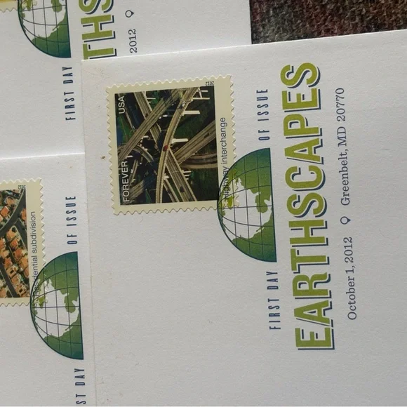 Earthscapes First Day of Issue Stamps - Picture 2 of 2